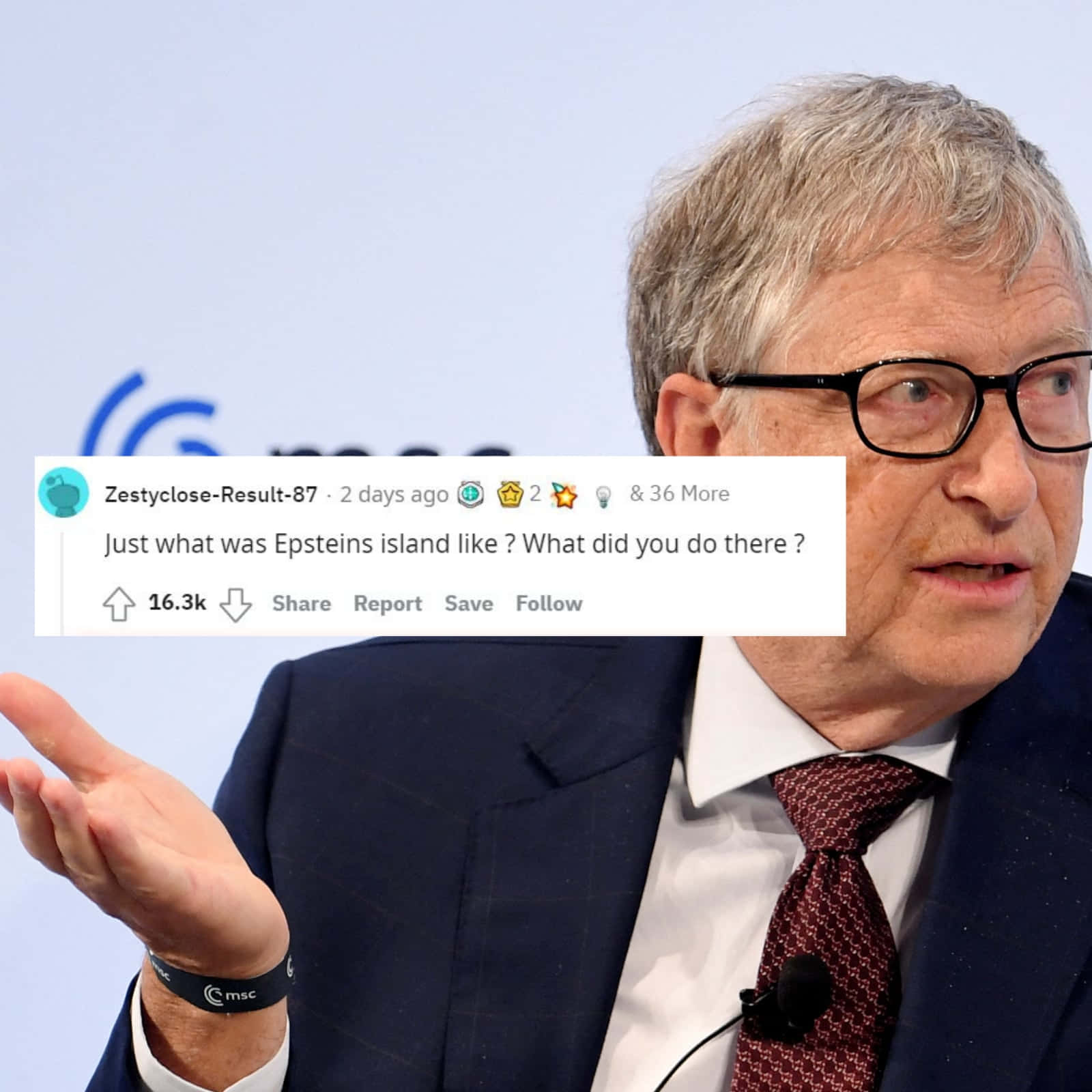 Bill Gates og Jeffrey Epstein mødes