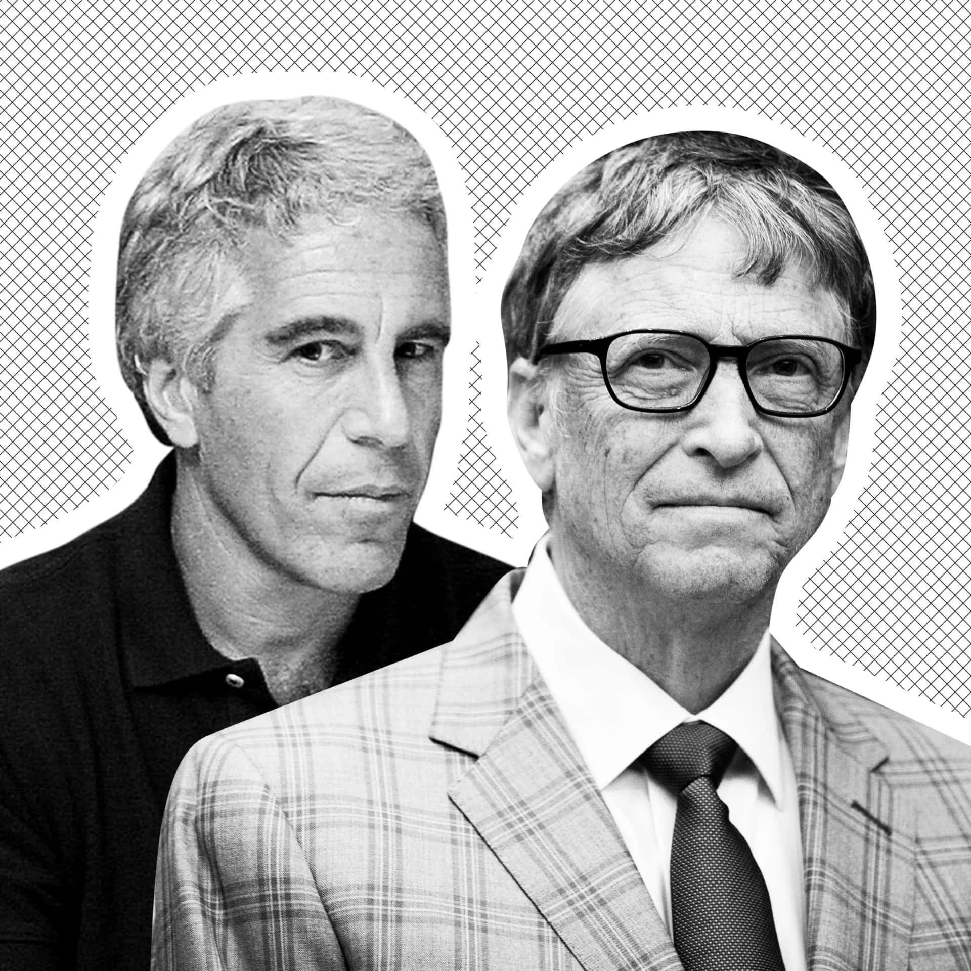Bill Gates og Jeffrey Epstein graced mit skrivebord.