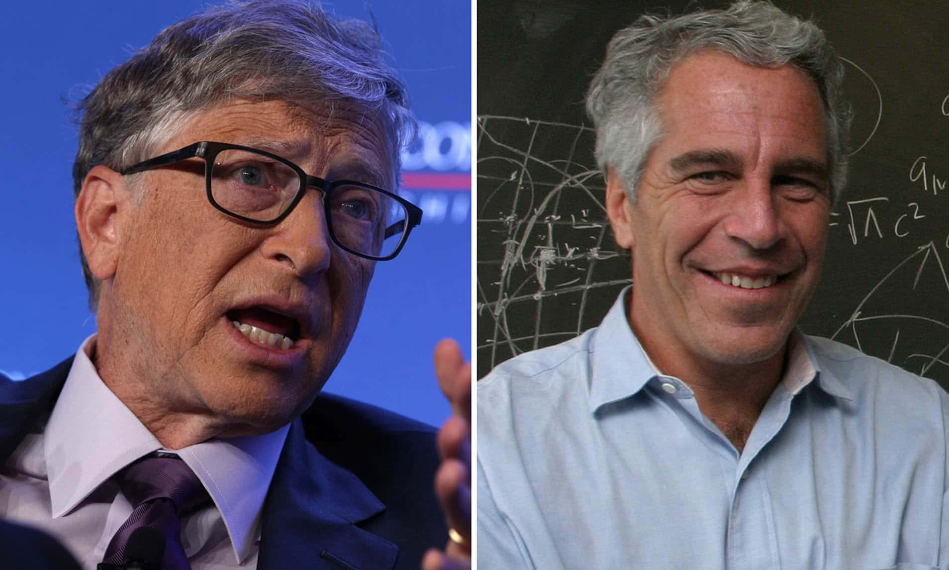 Bill Gates and Jeffrey Epstein, former acquaintances
