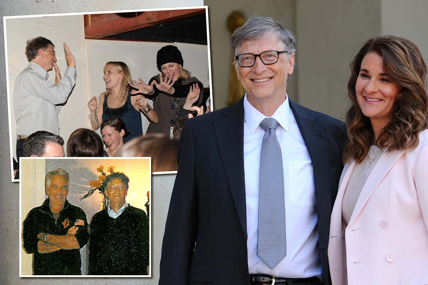 Bill Gates og Jeffrey Epstein diskuterer partnerskab.