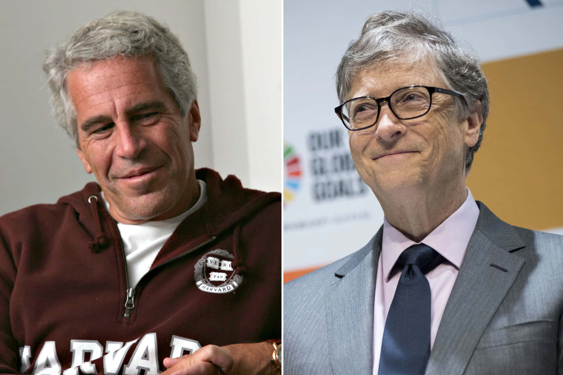 Bill Gates stands alongside his close friend, Jeffry Epstein