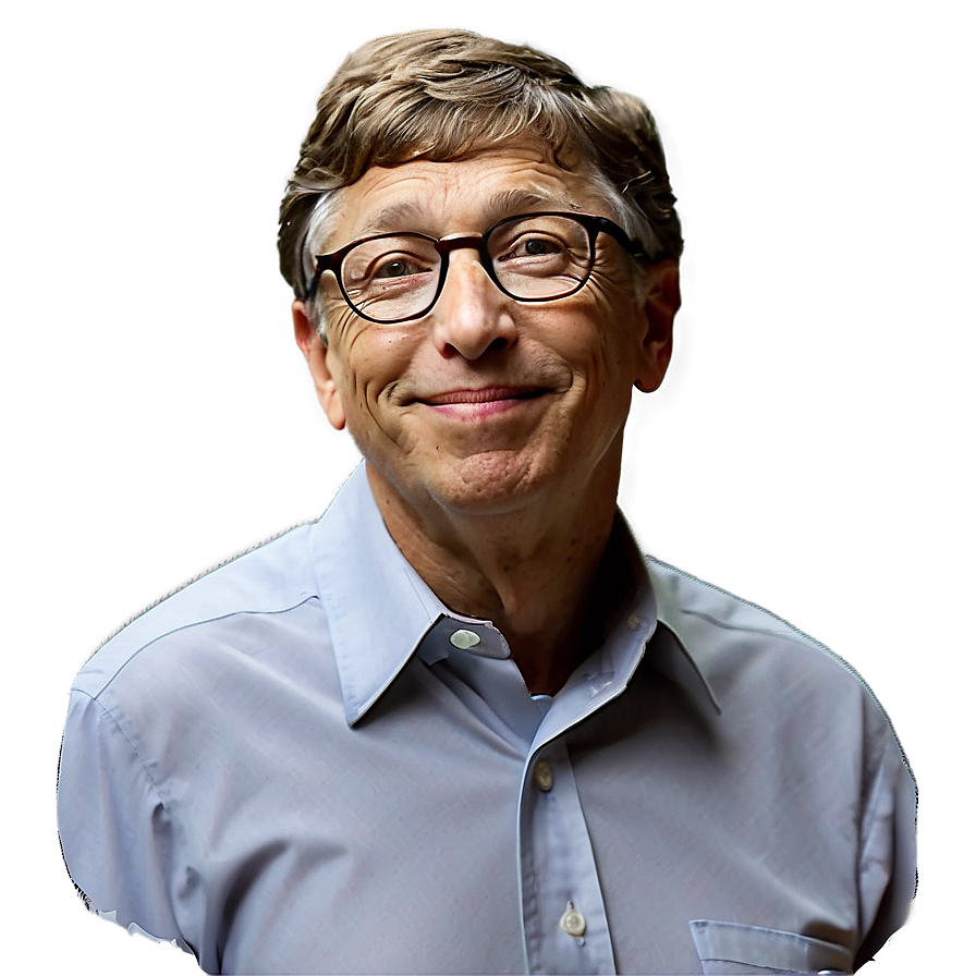 Bill Gates Charity Work Png Uti94 PNG