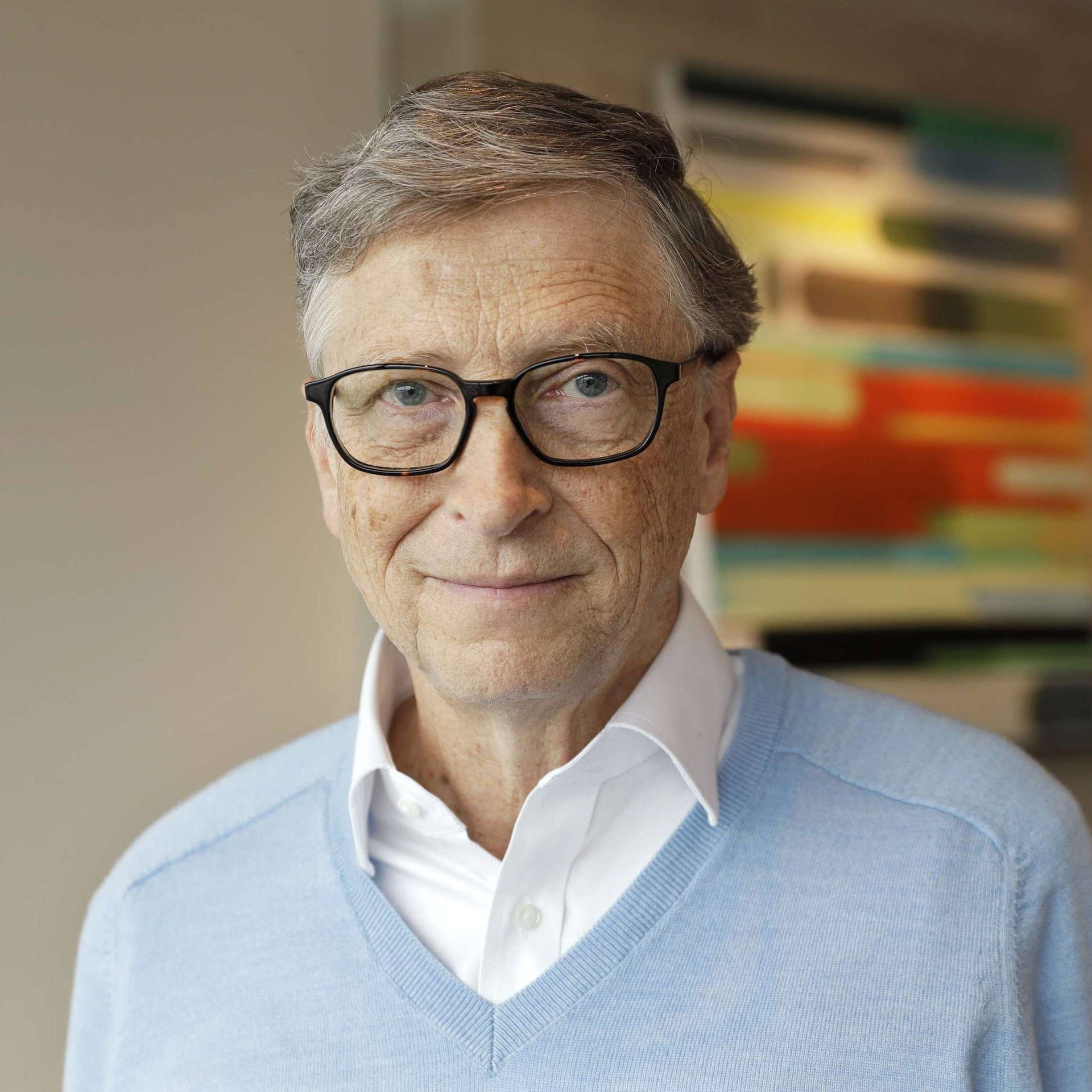 Bill Gates Deep Focus Face