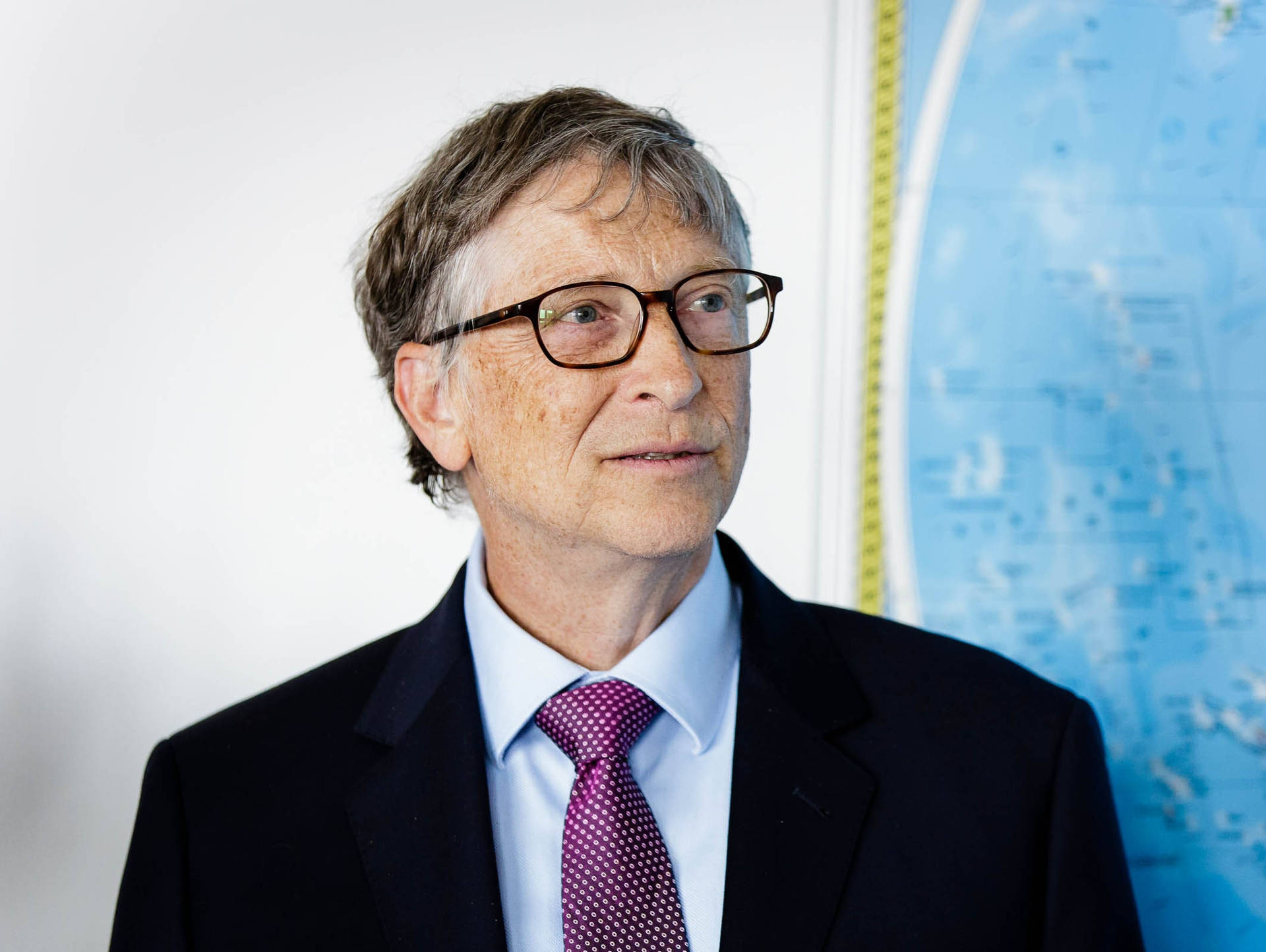 Bill Gates In Black Suit
