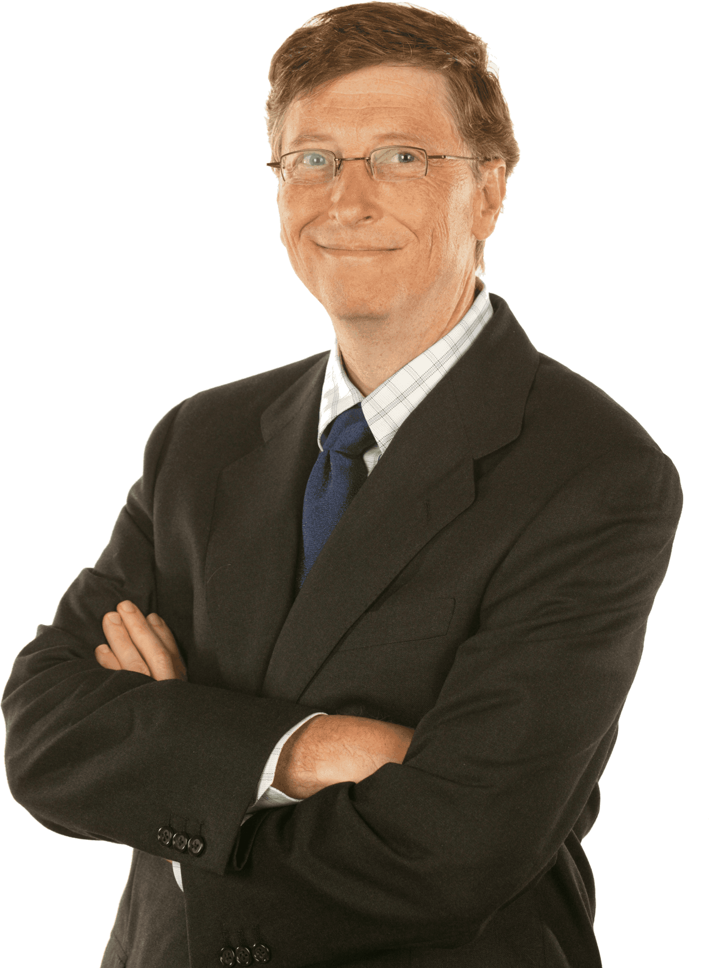 Bill Gates Professional Portrait PNG