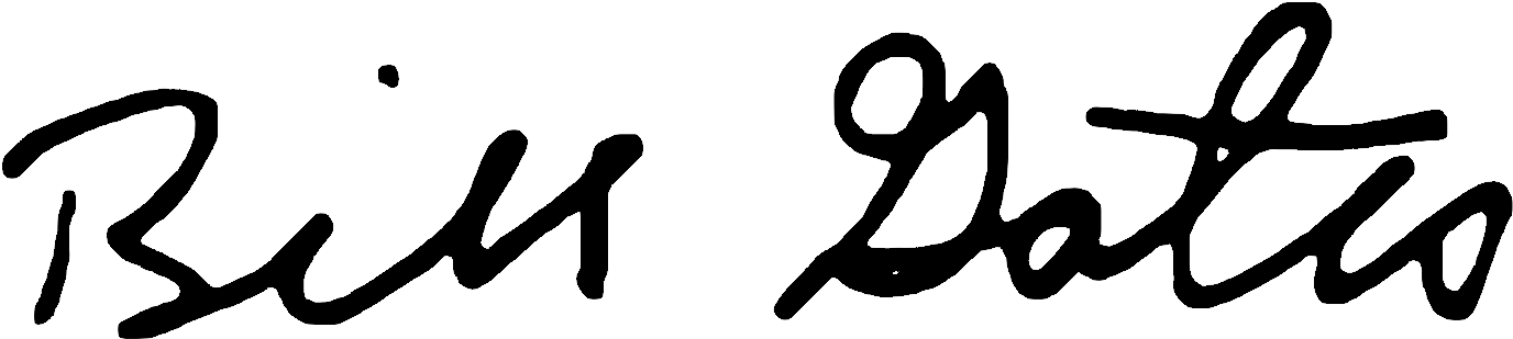 Bill Gates Signature PNG