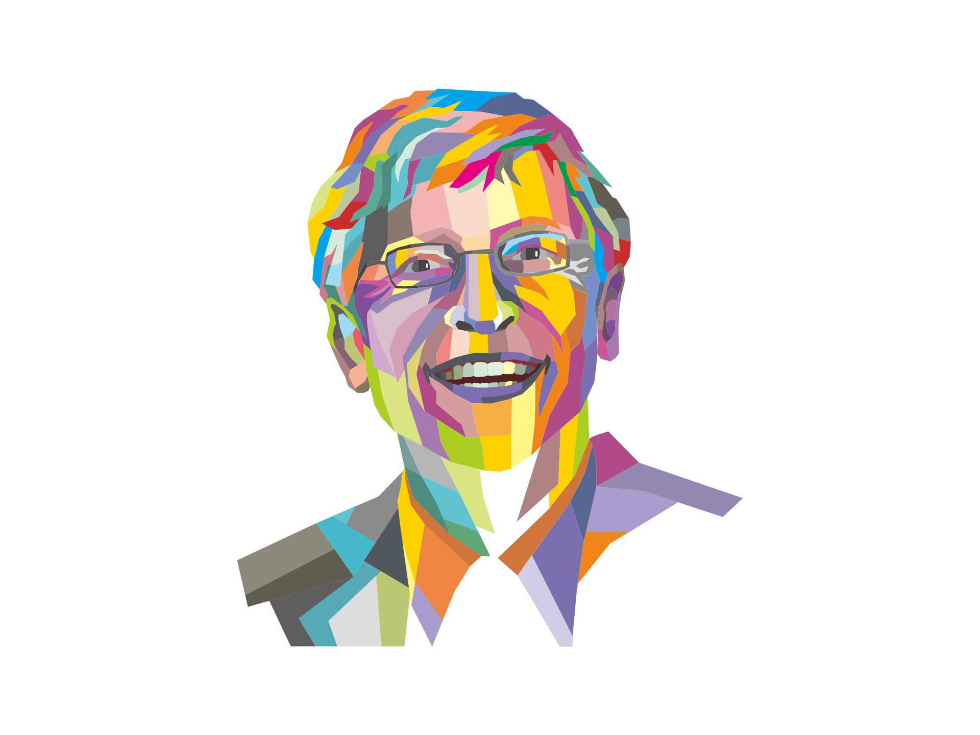 Bill Gates Vector Art