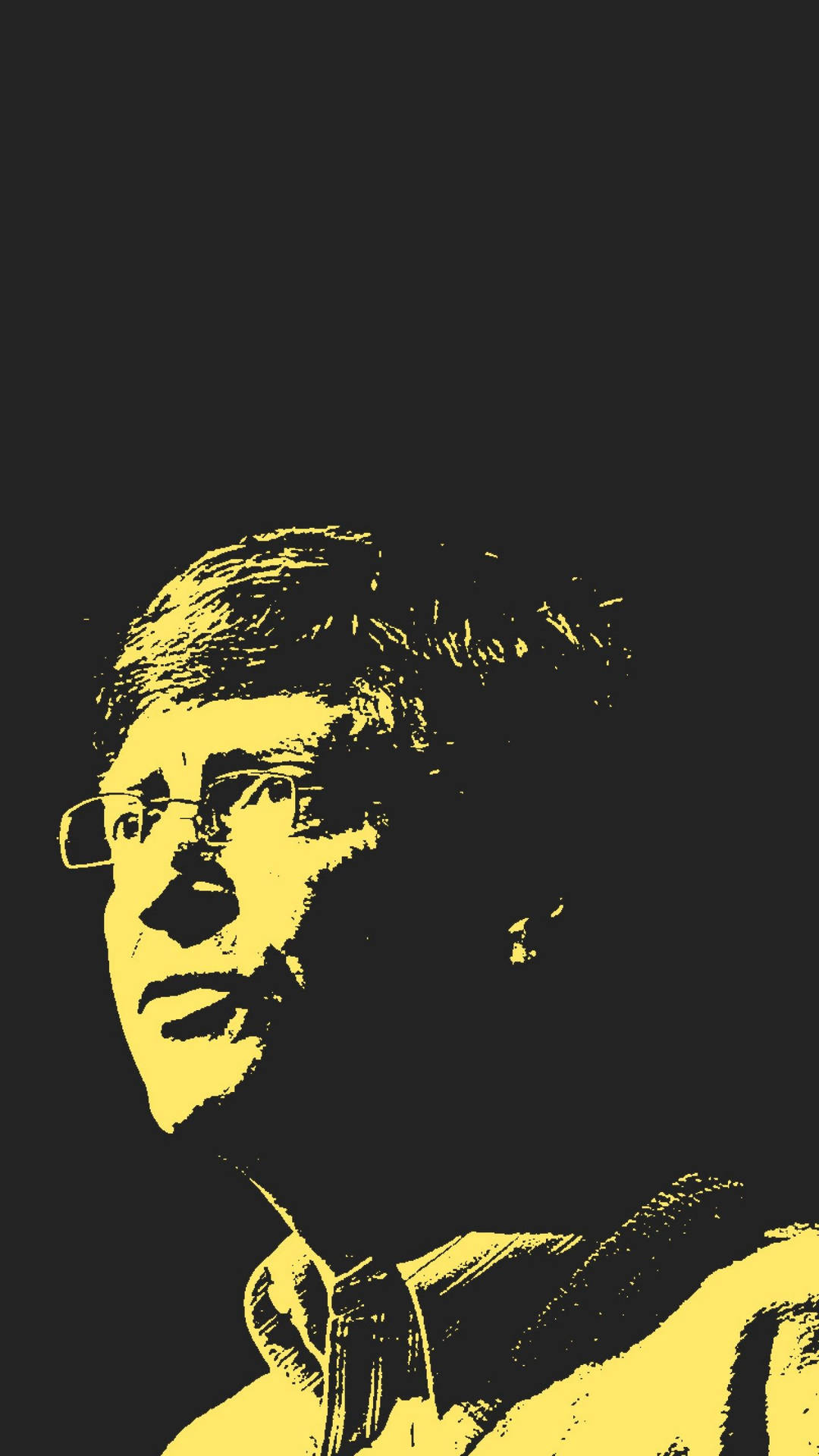 Bill Gates Yellow Art