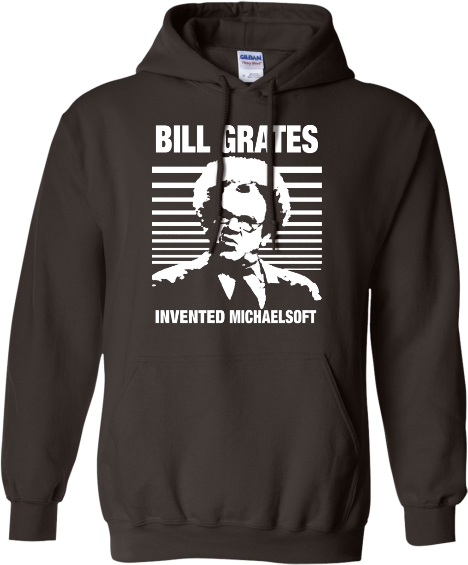Bill Grates Michaelsoft Hoodie PNG