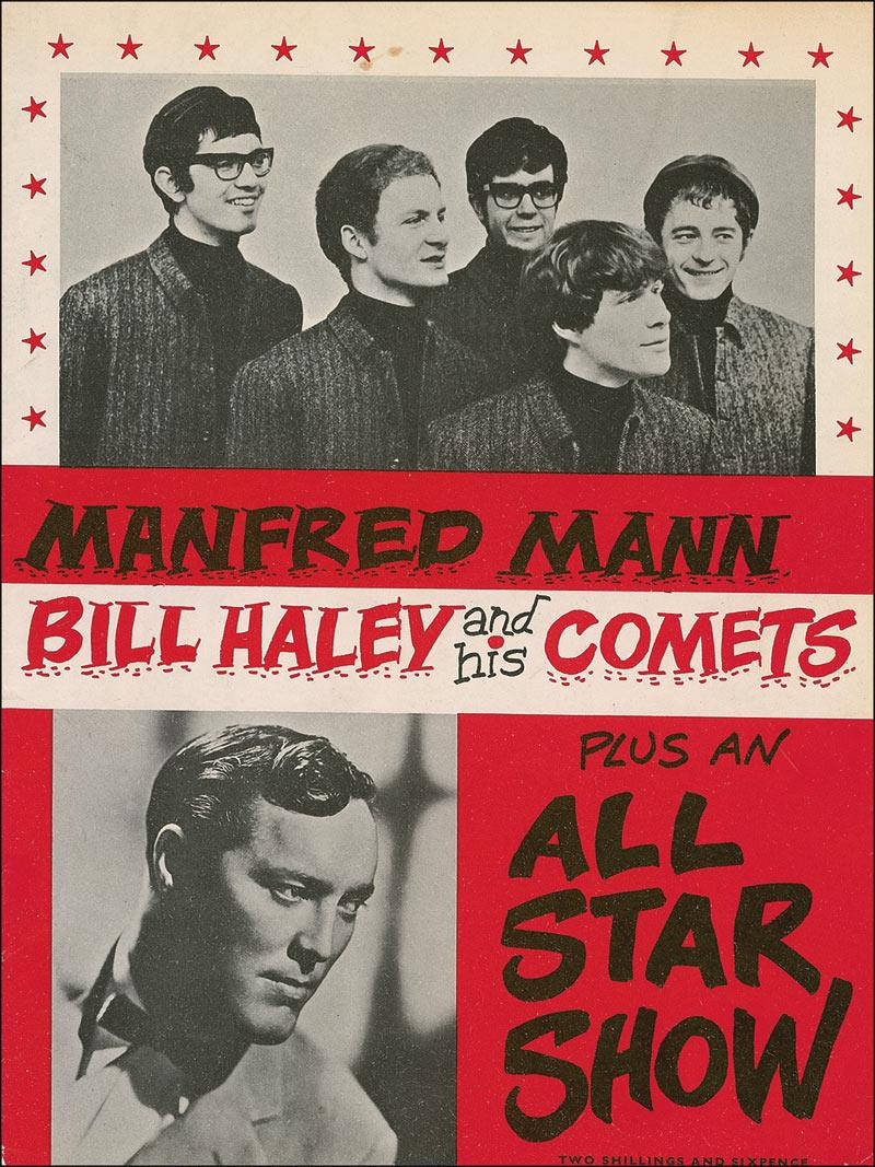 Bill Haley And The Comets All Star Show Poster Wallpaper