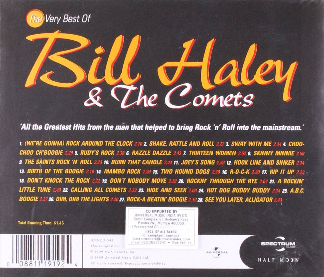 Bill Haley And The Comets Cd Cover Art Wallpaper