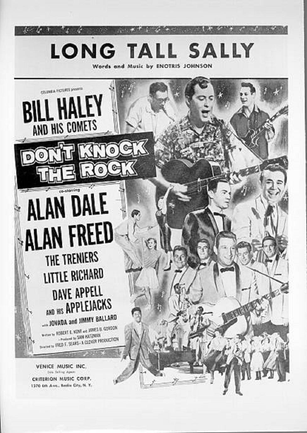 Bill Haley And The Comets Concert Poster Wallpaper