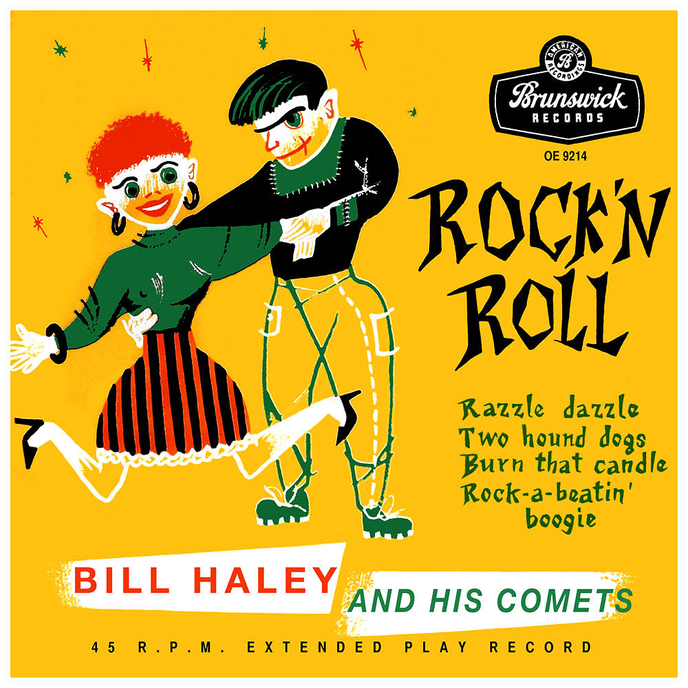 Bill Haley And The Comets Modern Version Wallpaper
