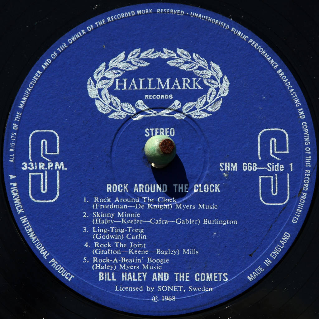 Bill Haley And The Comets Rock Around Vinyl Wallpaper