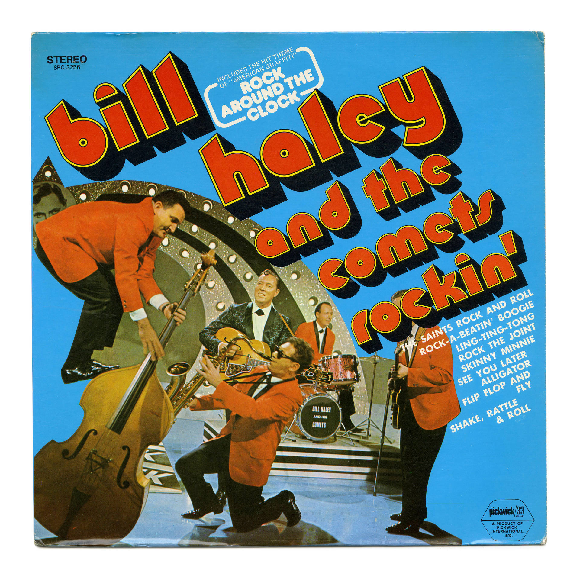 Bill Haley Og The Comets Rocking Album Cover Wallpaper