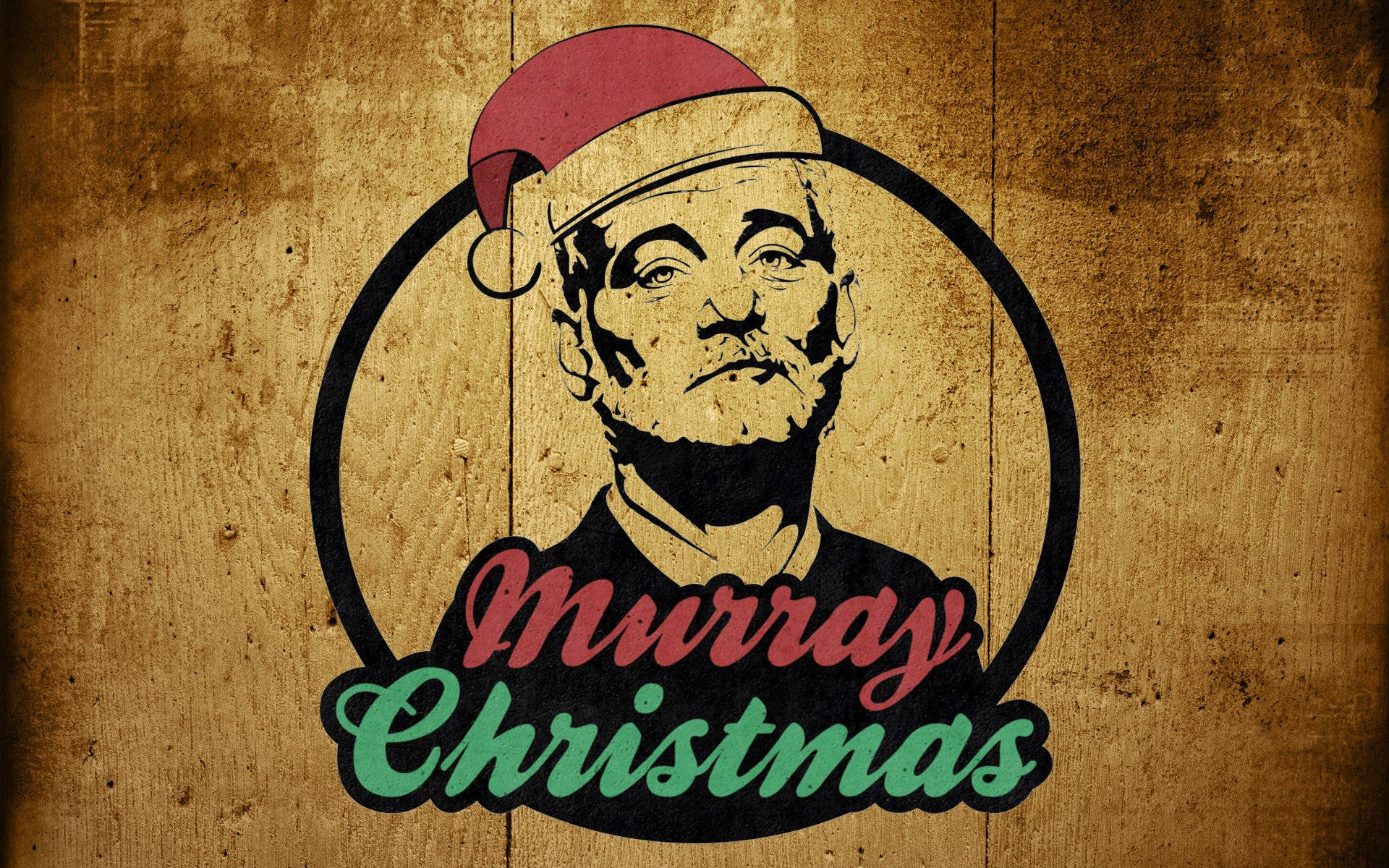 Billmurray Ein Sehr Murray-haftes Weihnachtsfest Film Wallpaper