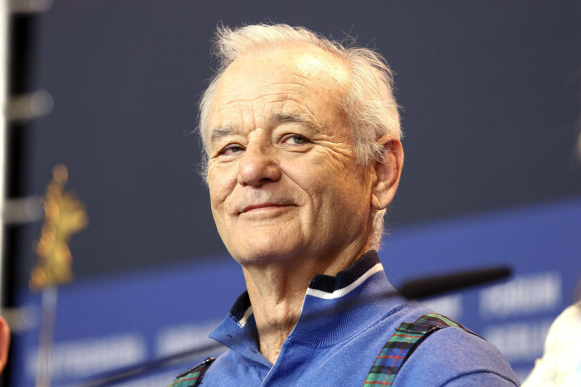 Bill Murray Hollywood Celebrity Candid Smile Wallpaper