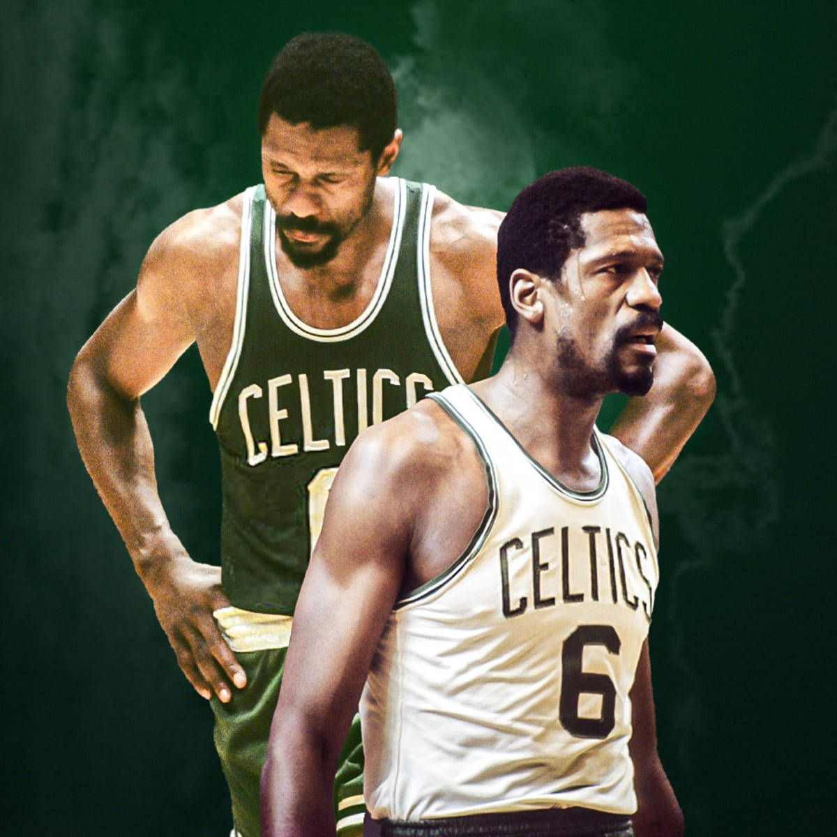 Billrussell Boston Celtics Trikots Wallpaper