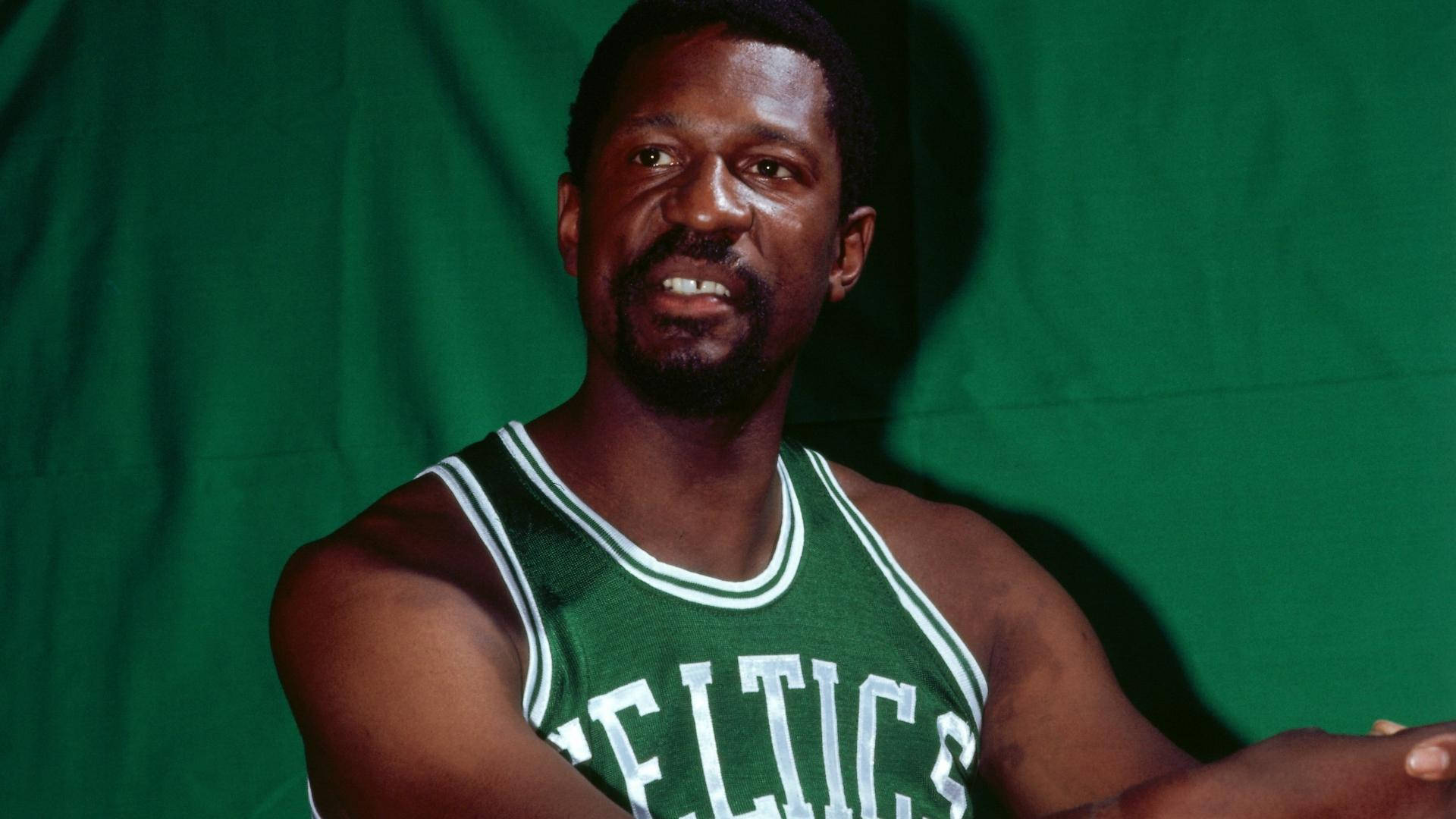 Jugadorbill Russell De Los Boston Celtics Fondo de pantalla