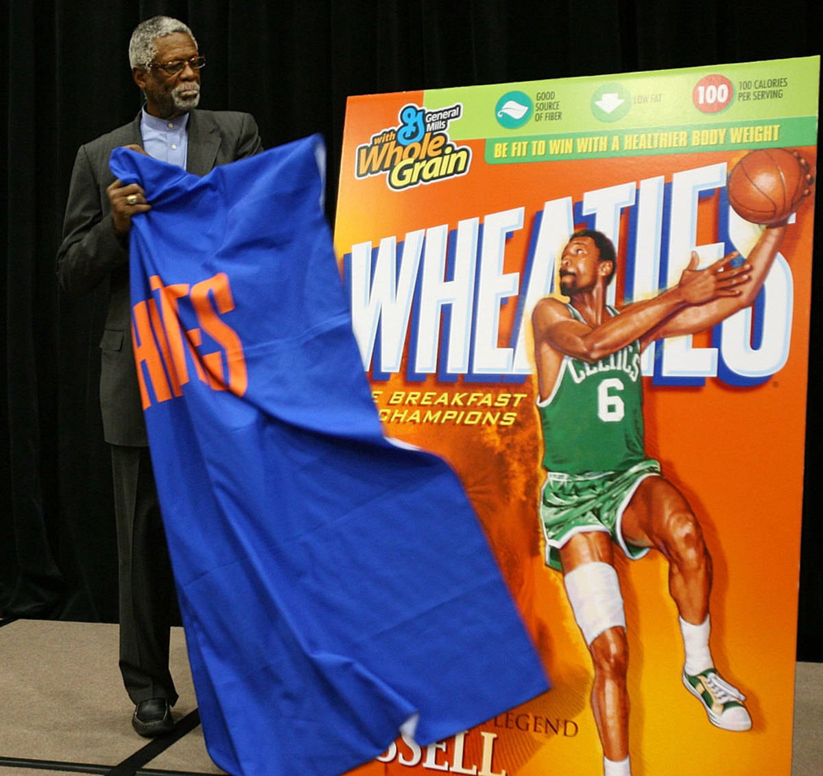 Bill Russell Wheaties Cereal Collaboration Wallpaper
