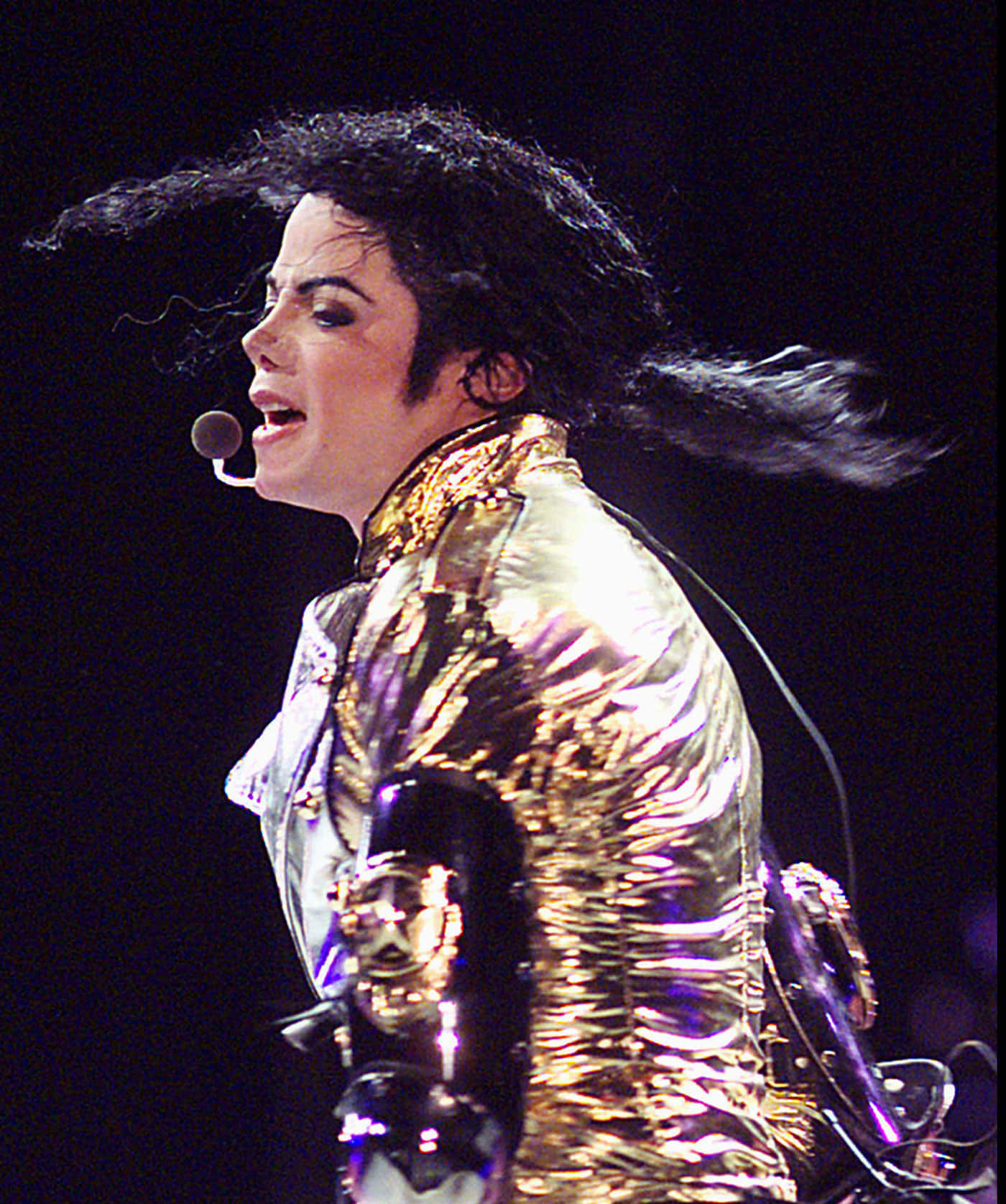 Billeder af Michael Jackson pynte papiret.