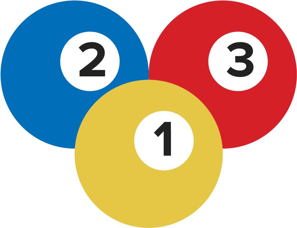 Billiard Balls Numbers123 PNG
