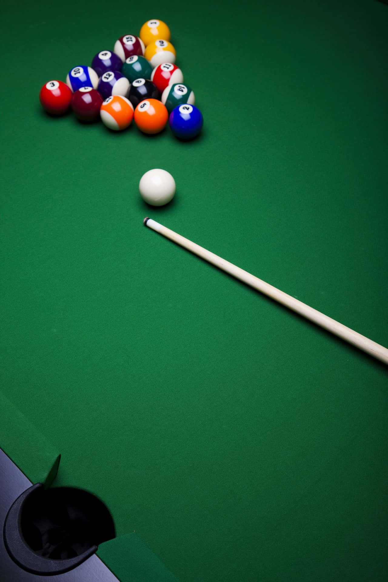 Billiard Pool Table Cue Wallpaper