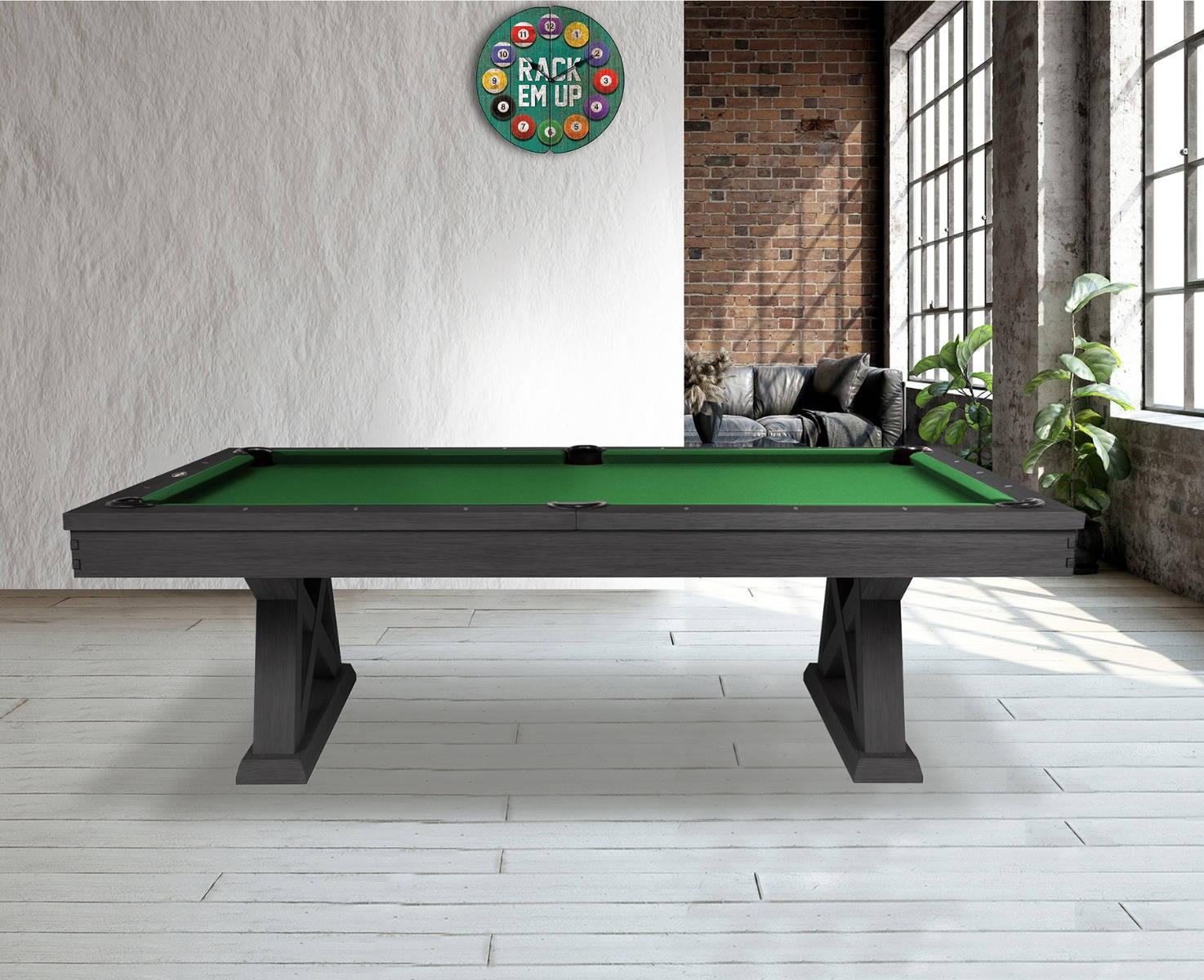 Billiards Pool Table On White Aesthetic Wallpaper
