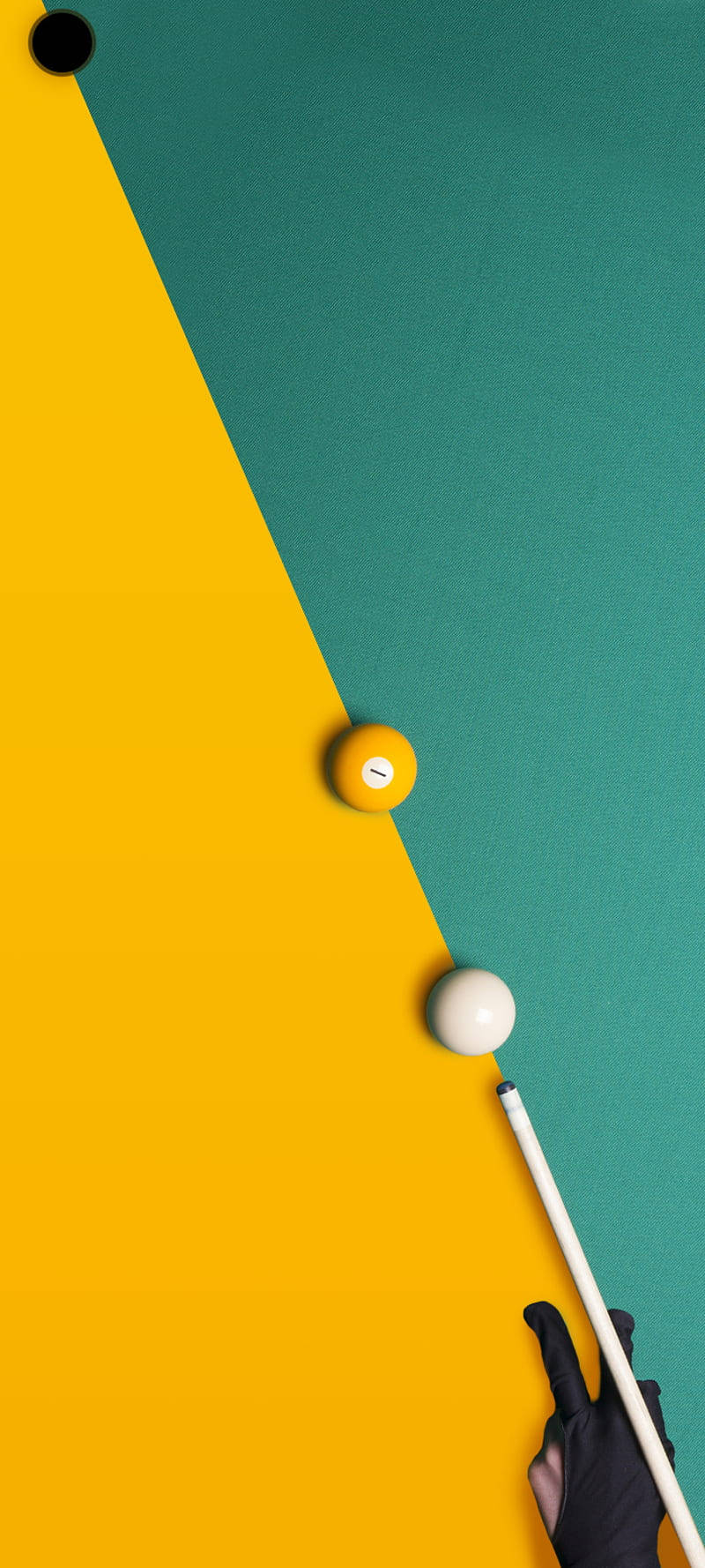Billiards Punch Hole Background