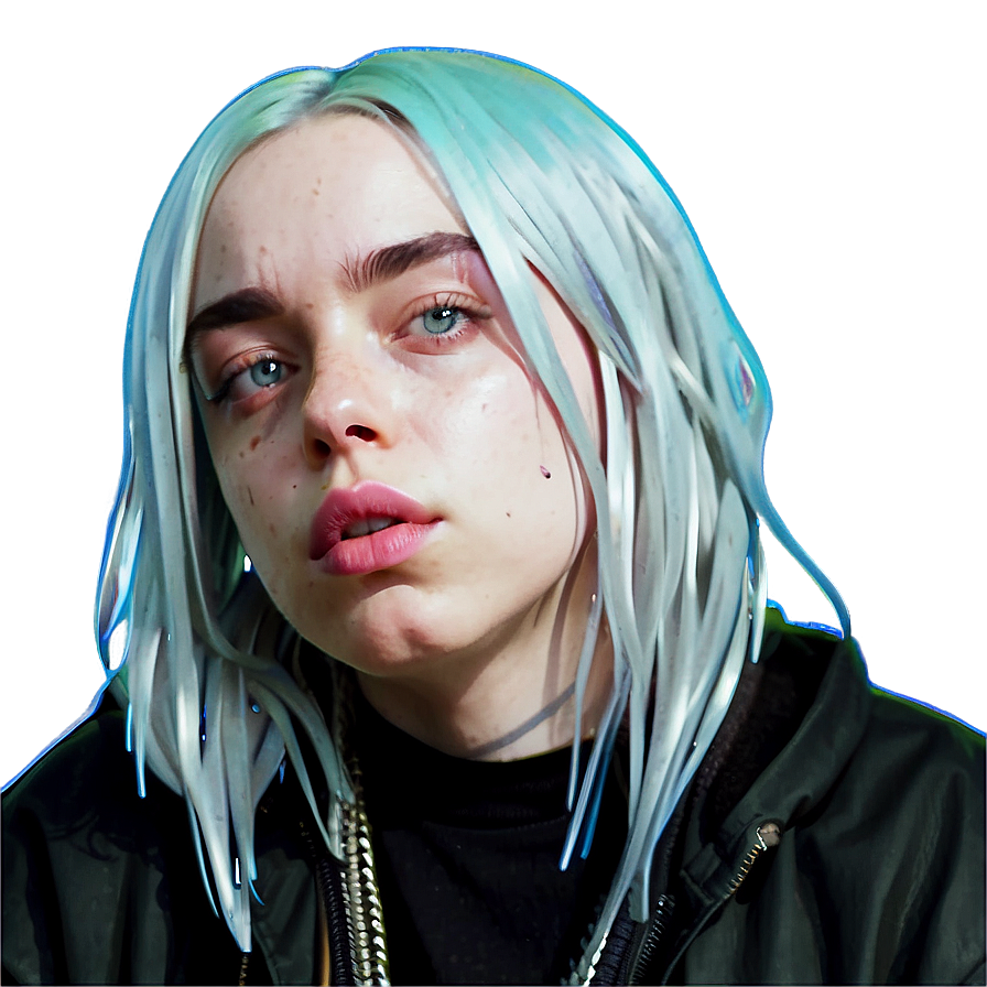 Download Billie Eilish Animated Character Png Mgx8 | Wallpapers.com