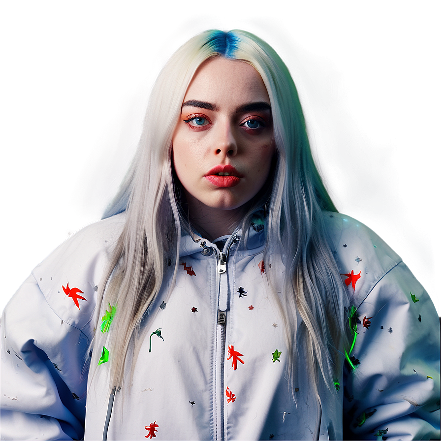 Download Billie Eilish Portrait Png Tmt38 | Wallpapers.com