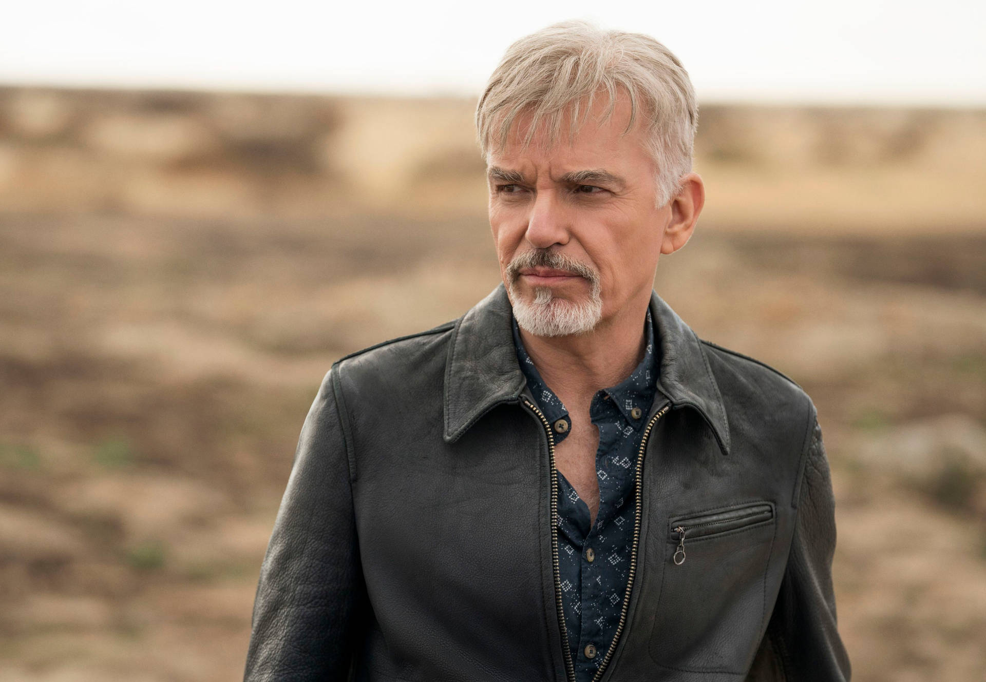 Billy Bob Thornton in his iconic role as Billy McBride in Goliath, 2016 Wallpaper