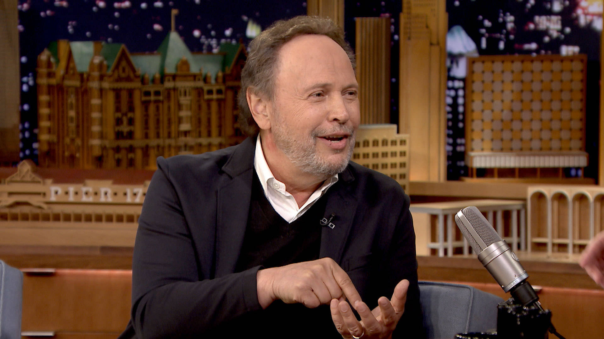 Billy Crystal Interview on The Tonight Show Starring Jimmy Fallon Wallpaper