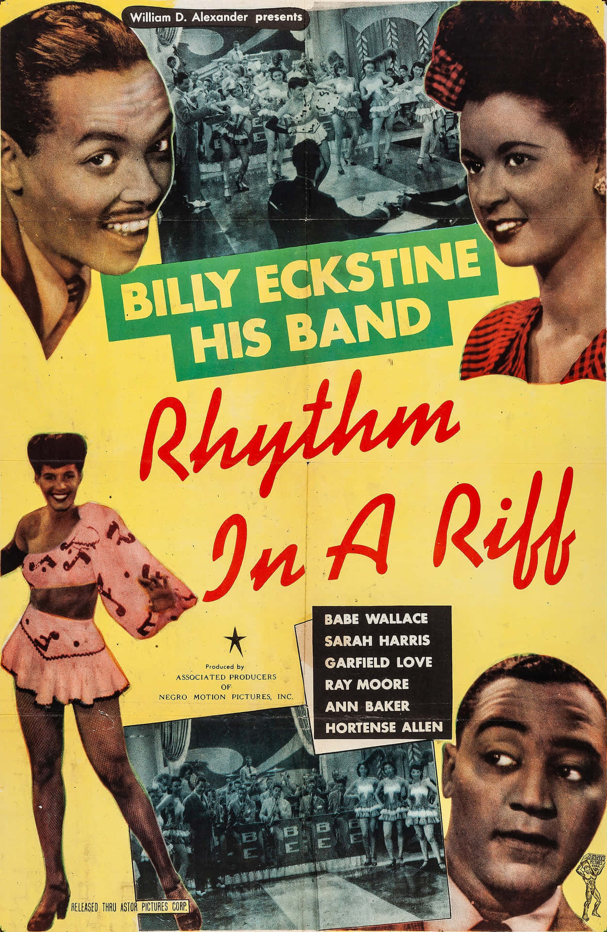 Billy Eckstine Rhythm In A Riff filmplakat Wallpaper