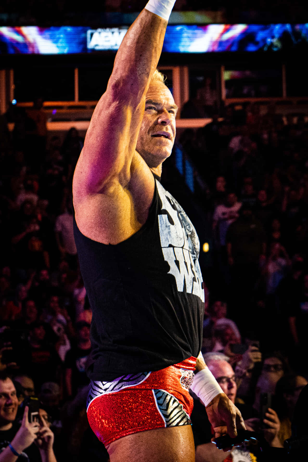 Billy Gunn In A Black And Red Combo Wrestling Attire Wallpaper