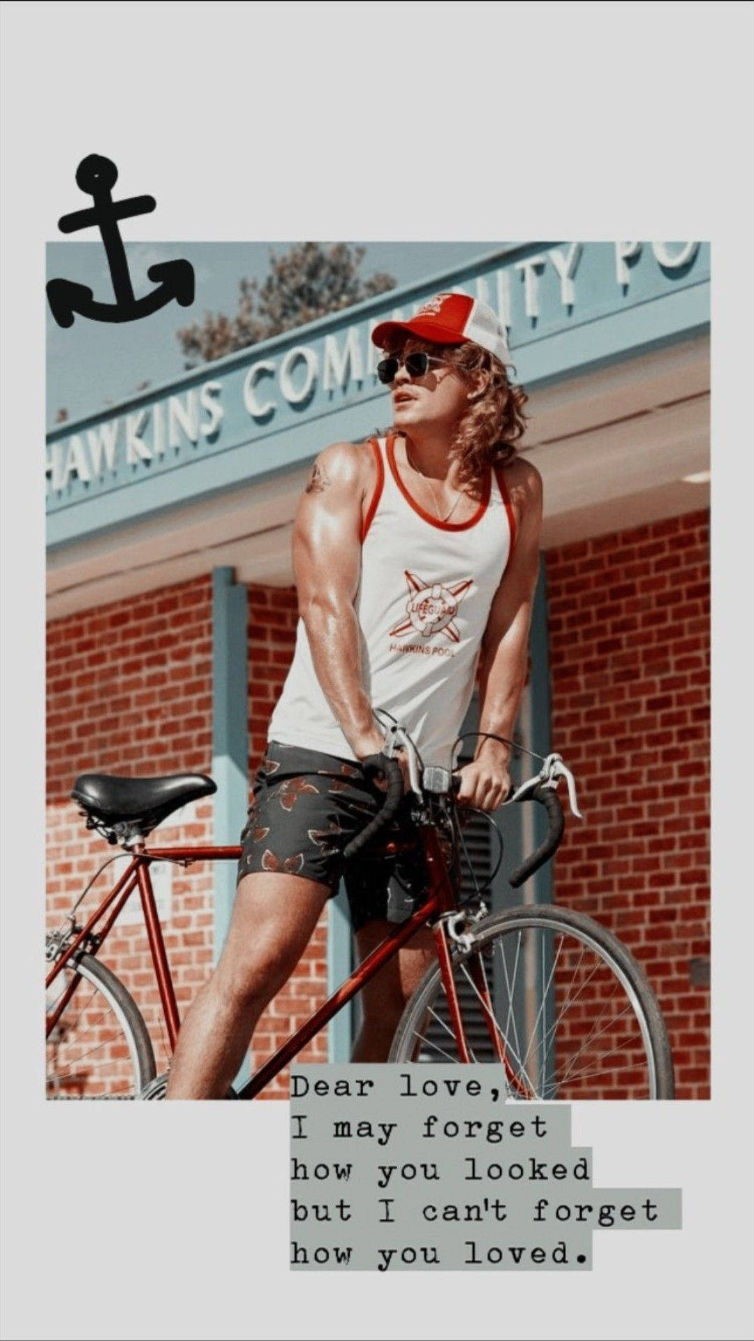 Billy Hargrove Riding A Bike Wallpaper