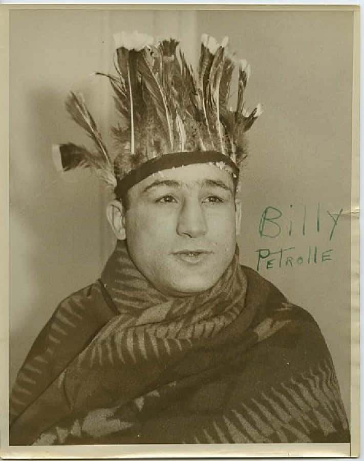 Billy Petrolle Feather Headdress Portrait Wallpaper