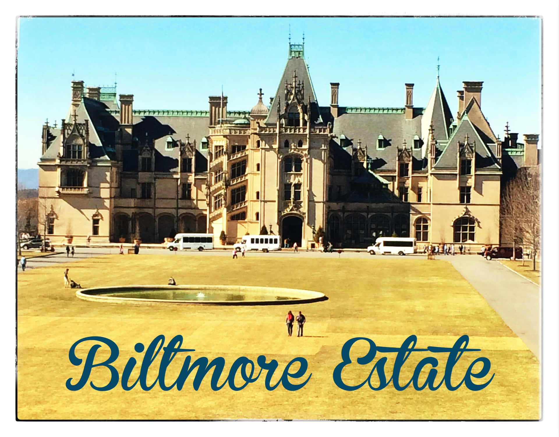 A Picture Of A Large Castle With The Words Bilmor Estate