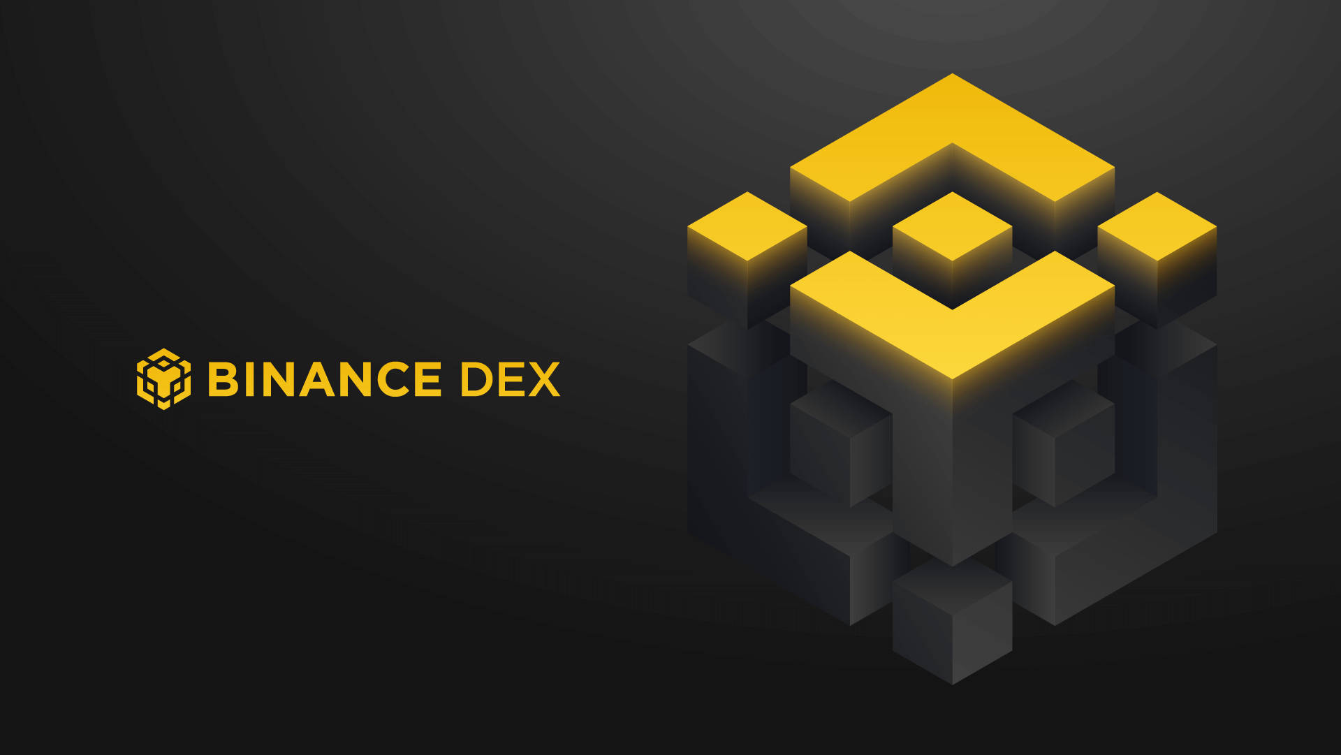 Binance Dex Cube Background
