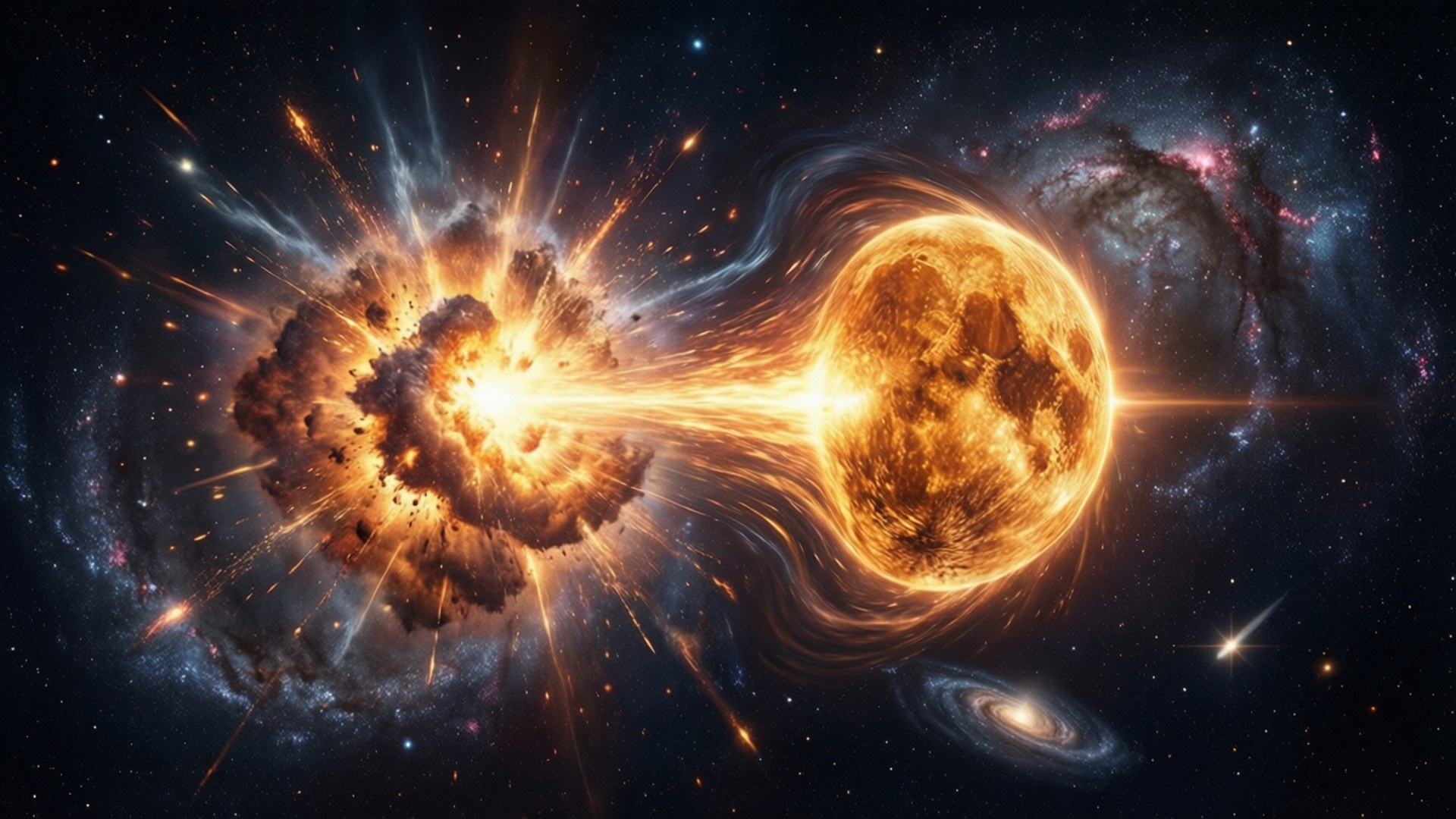 Binär explosion Bakgrundsbilder