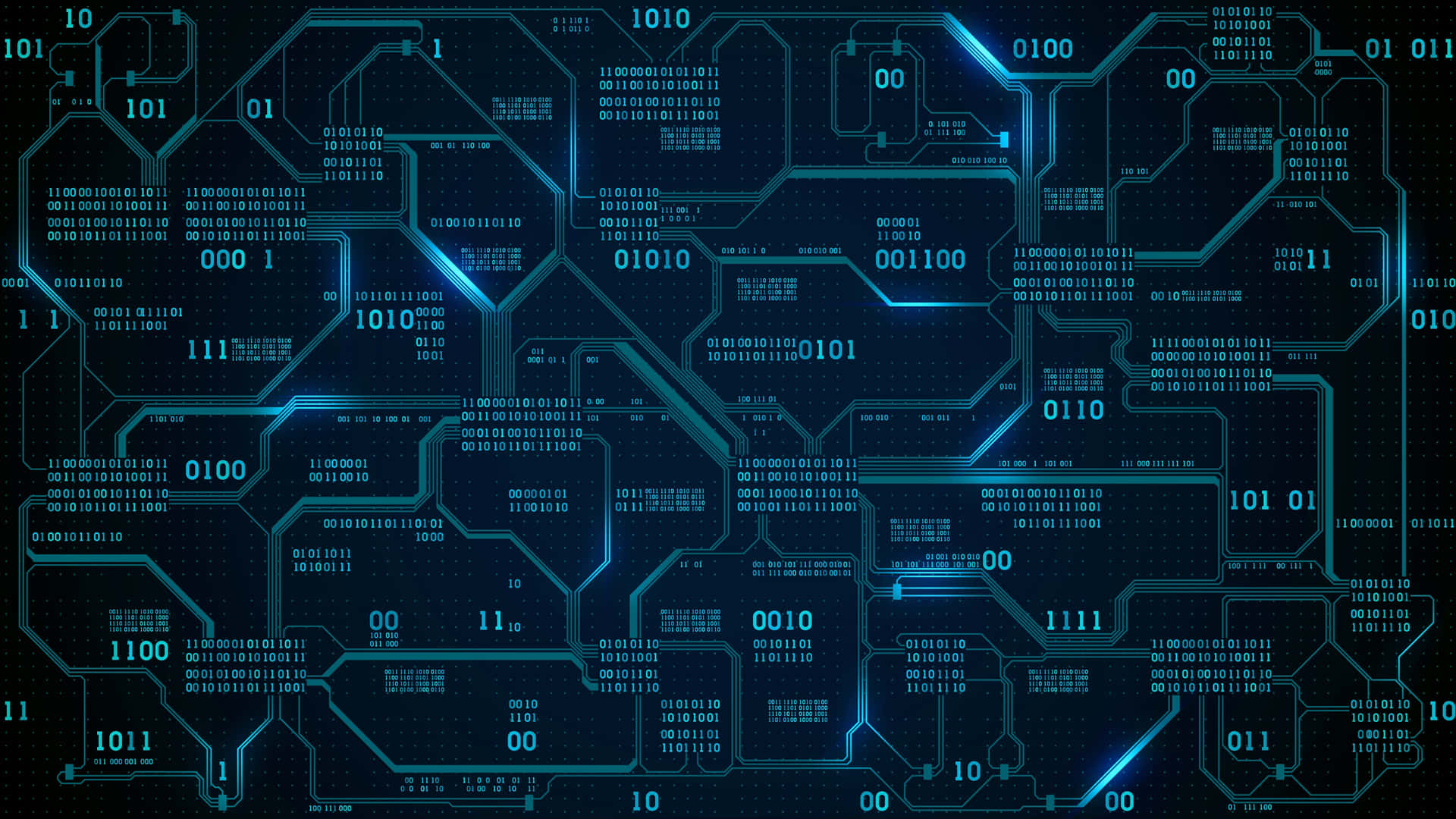 Binary Numbers Design Wallpaper