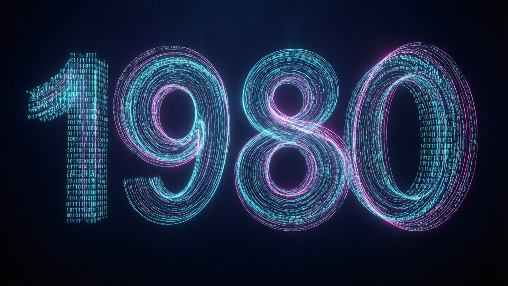 Binary Wave 1980 Fonds d'écran