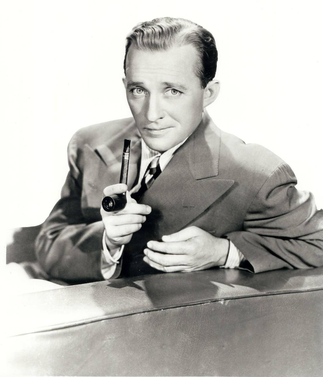 Bing Crosby With Smoking Pipe Wallpaper