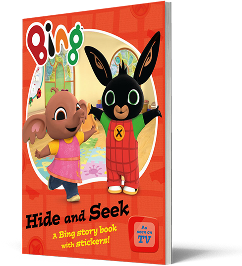 Bing Hideand Seek Story Book PNG