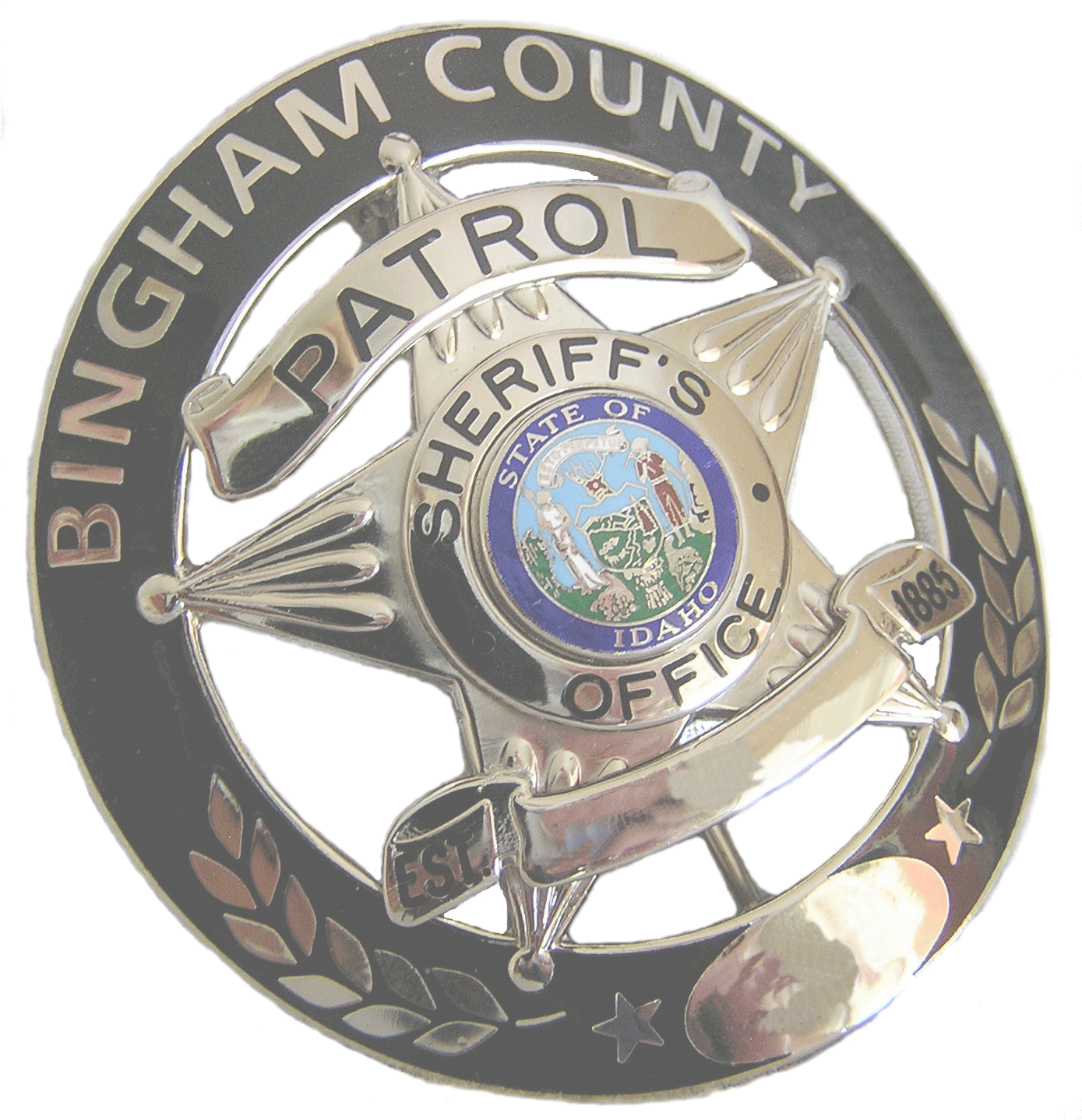 Bingham County Sheriff Badge Idaho PNG