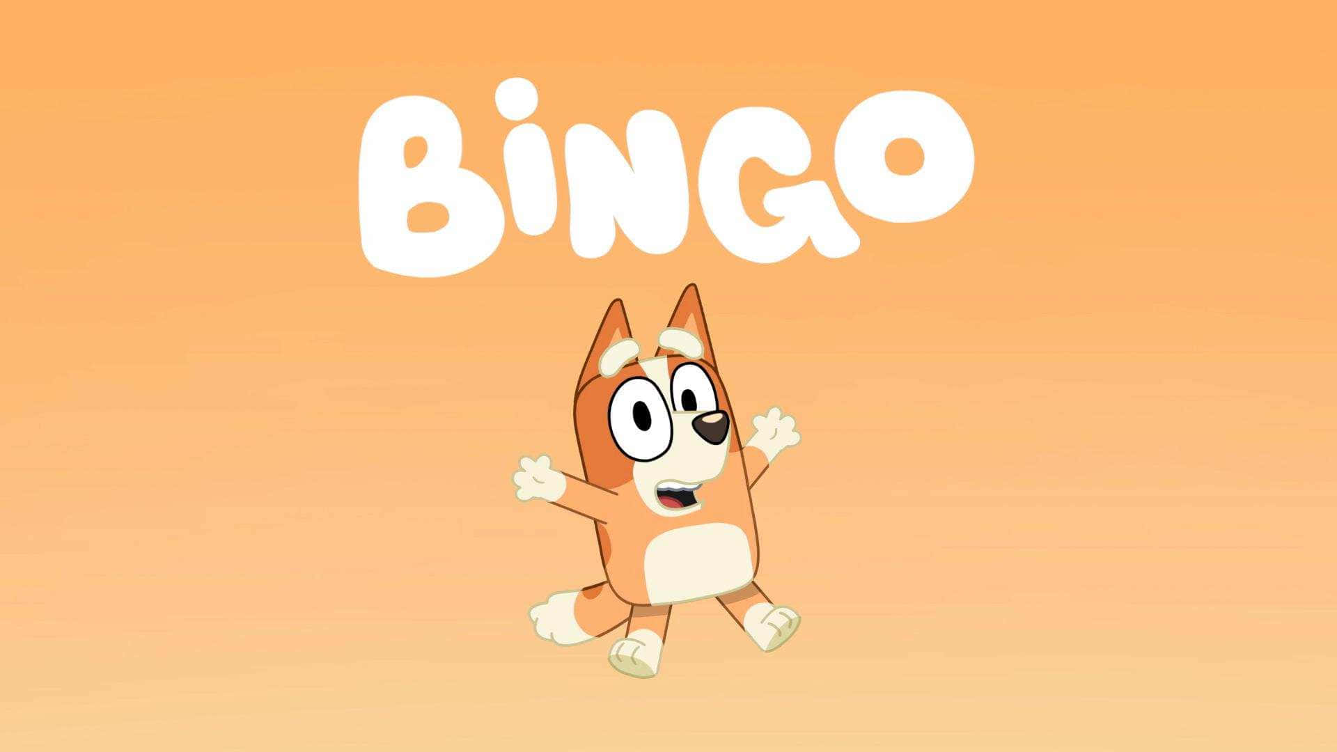 Bingo Bluey Animated Character Wallpaper