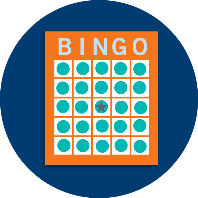 Bingo Card Winning Pattern PNG