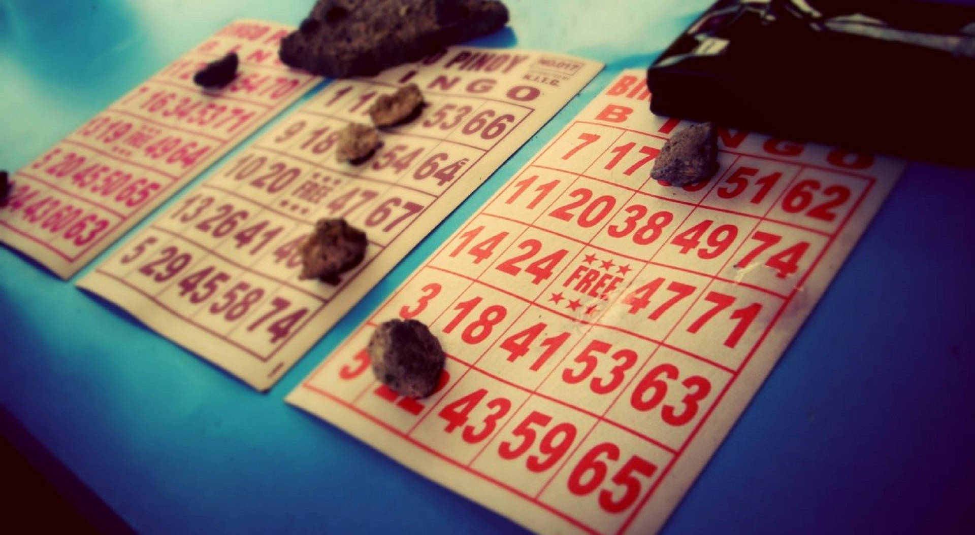 Bingo Cards With Rock Wallpaper