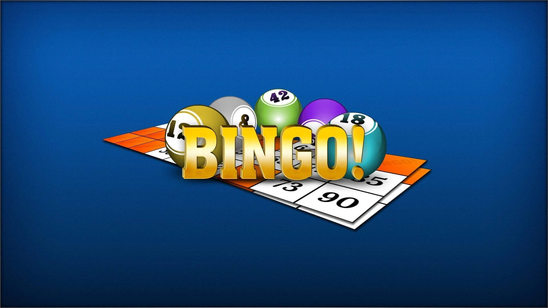 Bingo Logo In Blue Wallpaper