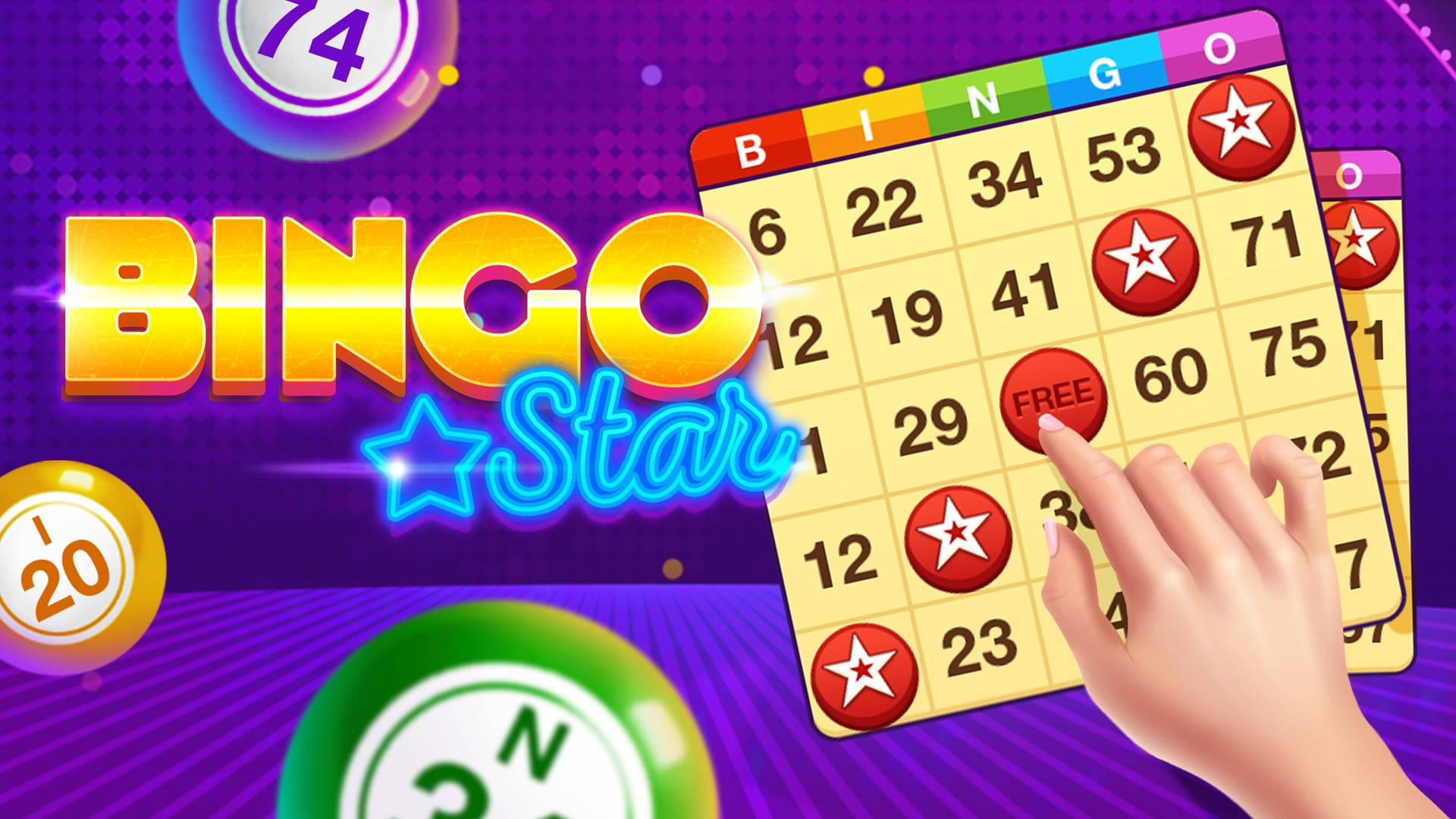 Bingo Star Game Poster Wallpaper